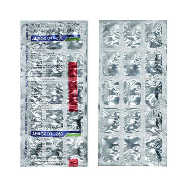 Almox Dt 250Mg Strip Of 15 Tablets