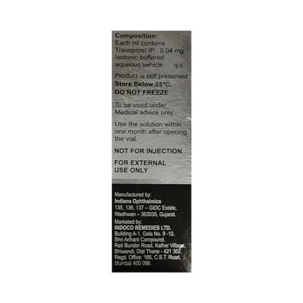 Tavaren 0.04mg Bottle Of 3ml Eye Drops