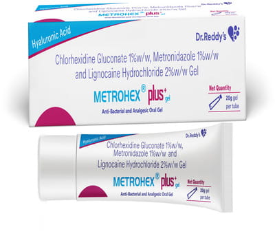 Metrohex Plus Plus Tube Of 20gm Gel