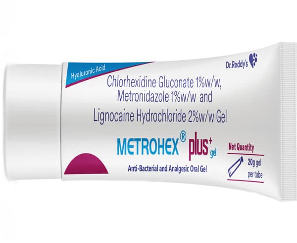 Metrohex Plus Plus Tube Of 20gm Gel