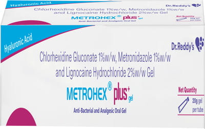 Metrohex Plus Plus Tube Of 20gm Gel