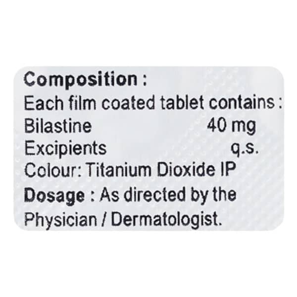 Bilanix Forte 40mg Strip Of 10 Tablets
