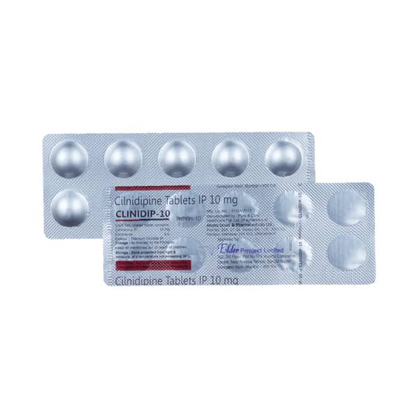 Clinidip 10mg Strip Of 10 Tablets
