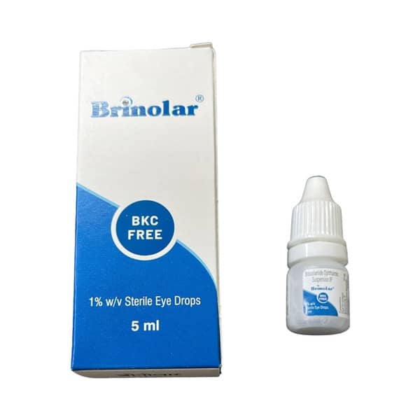 Brinolar Bkc Free Bottle Of 5ml Eye Drops