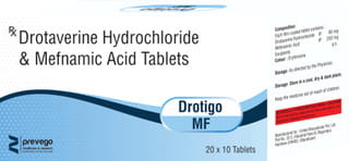 Drotigo Mf Strip Of 10 Tablets