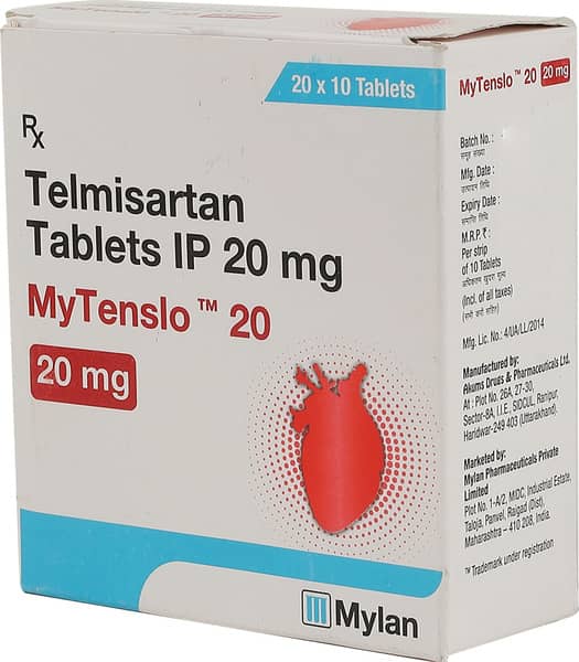 Mytenslo 20mg Strip Of 10 Tablets