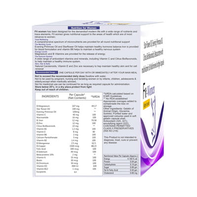 Fit Women Strip Of 15 Softgel Capsules