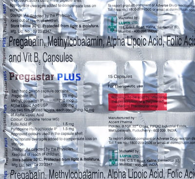 Pregastar Plus Strip Of 15 Capsules