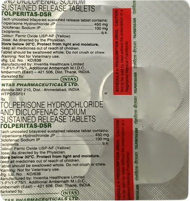 Tolperitas Dsr Strip Of 5 Tablets