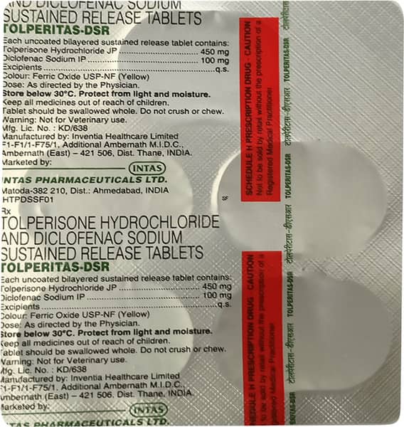 Tolperitas Dsr Strip Of 5 Tablets