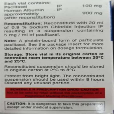 Nab Taxhal 100 Mg Injection