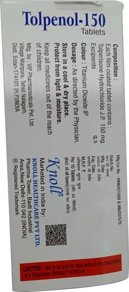 Tolpenol 150Mg Strip Of 10 Tablets