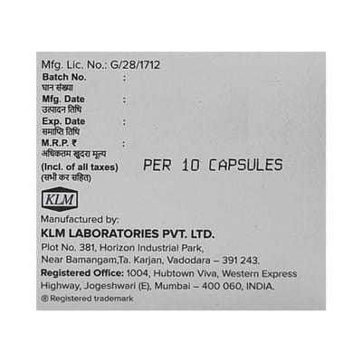 K Dox Strip Of 10 Capsules