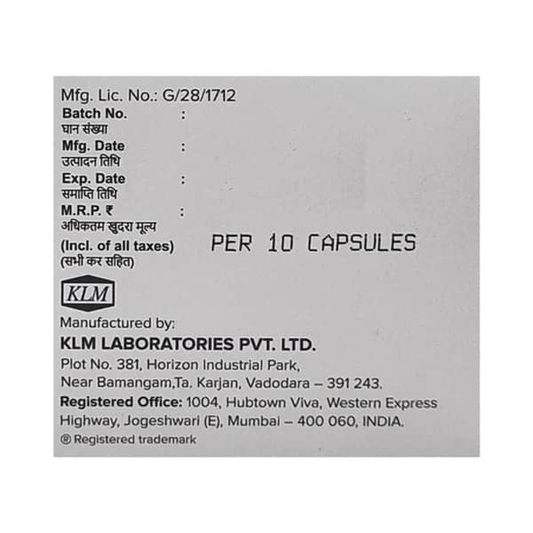 K Dox Strip Of 10 Capsules