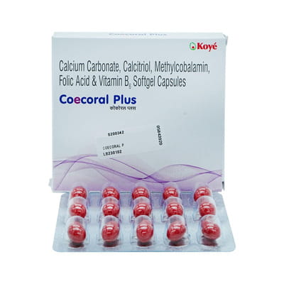 Coecoral Plus Strip Of 15 Softgel Capsules