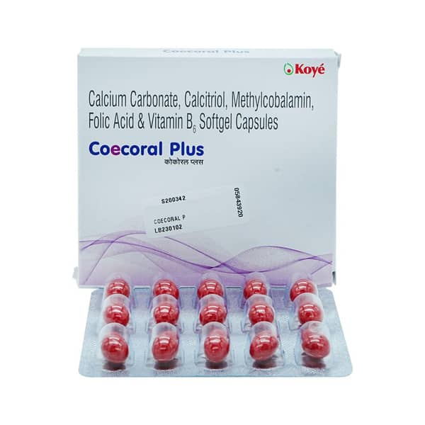 Coecoral Plus Strip Of 15 Softgel Capsules