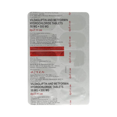 Dpvil M 500mg Strip Of 10 Tablets