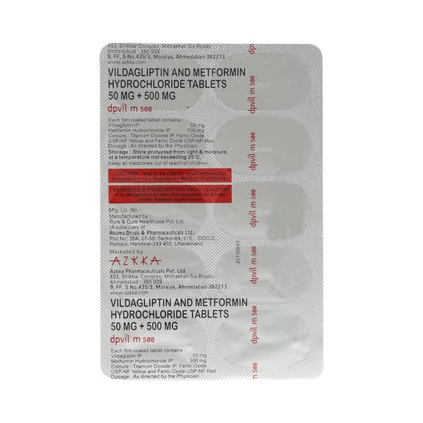 Dpvil M 500mg Strip Of 10 Tablets