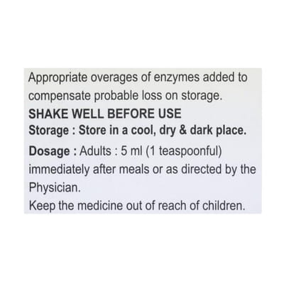 Byzyme Pineapple Flavour Bottle Of 200ml Syrup