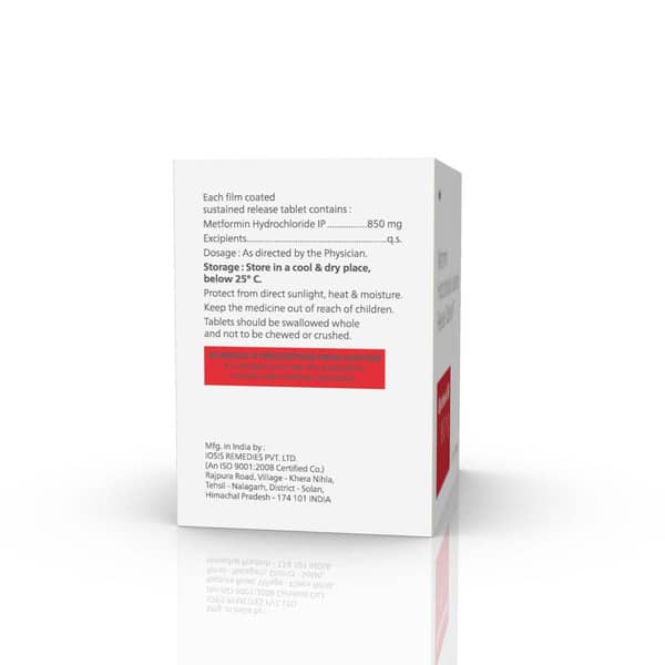 Glycinova Sr 850mg Strip Of 10 Tablets