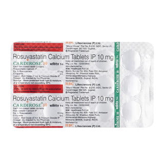 Cardirose 10Mg Strip Of 15 Tablets