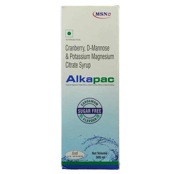 Alkapac Cardamom Flavour Sugar Free Bottle Of 300Ml Syrup