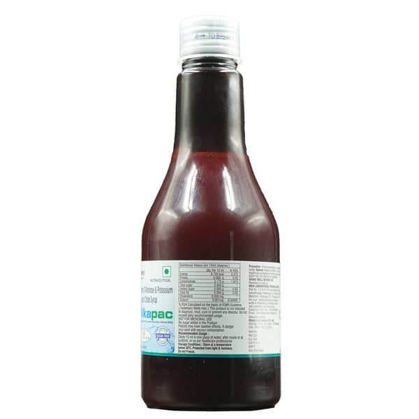 Alkapac Cardamom Flavour Sugar Free Bottle Of 300Ml Syrup