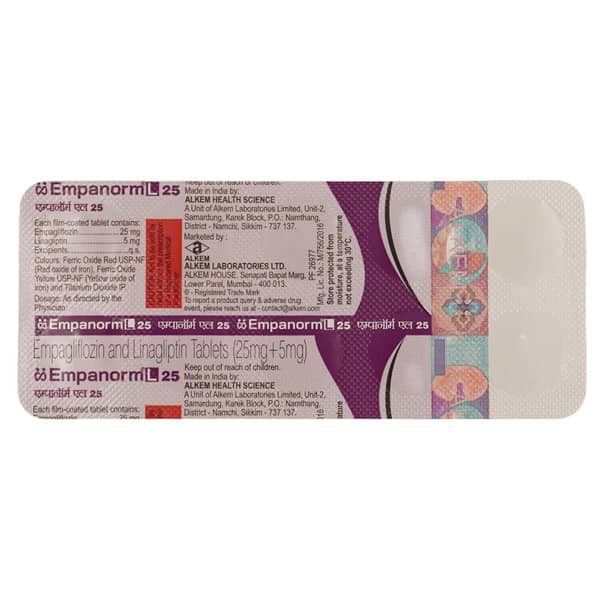 Empanorm L 25mg Strip Of 10 Tablets
