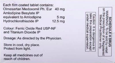 Triolmesar 40mg Strip Of 15 Tablets