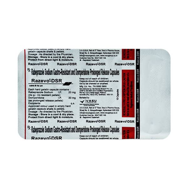Razevo Dsr Strip Of 10 Capsules