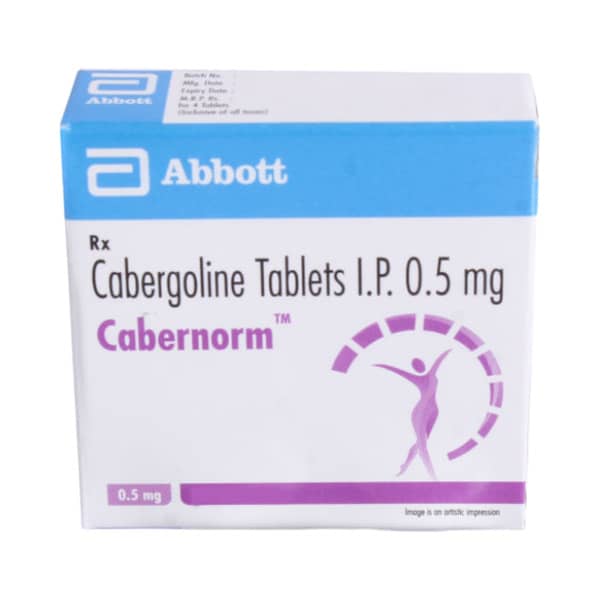 Cabernorm 0.5Mg Strip Of 4 Tablets