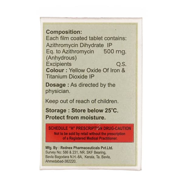 Azita 500mg Strip Of 3 Tablets