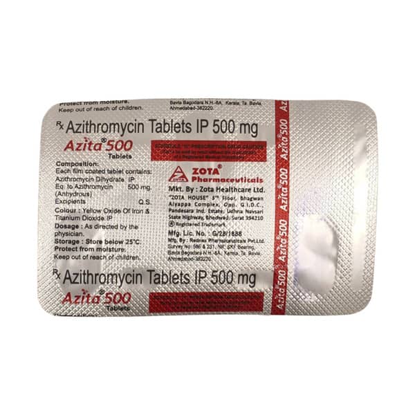 Azita 500mg Strip Of 3 Tablets