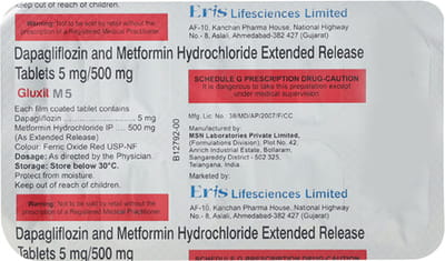 Gluxit M 5mg Strip Of 10 Tablets