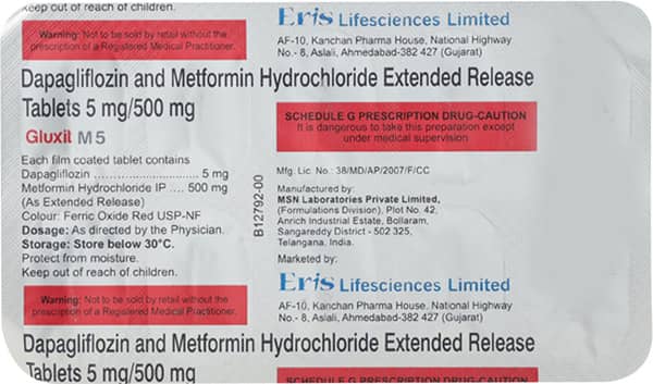 Gluxit M 5mg Strip Of 10 Tablets
