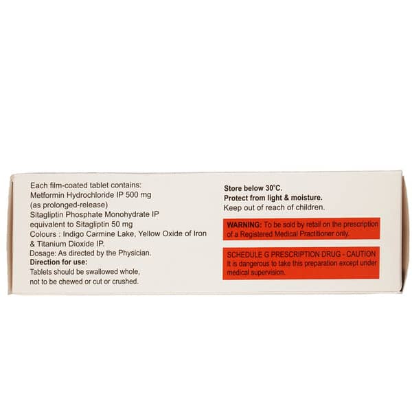 Sitapride M 50/500mg Strip Of 10 Tablets