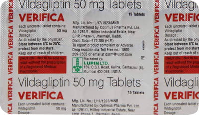 Verifica 50mg Strip Of 15 Tablets