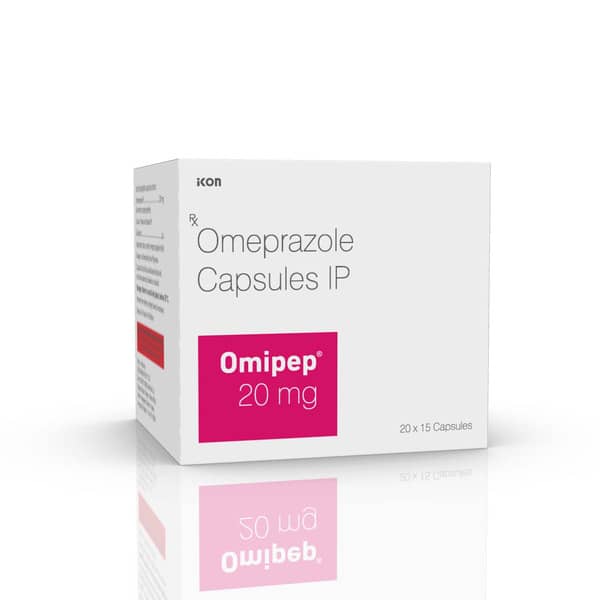 Omipep 20mg Strip Of 15 Capsules