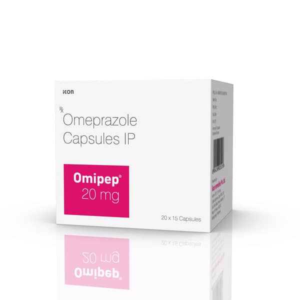 Omipep 20mg Strip Of 15 Capsules