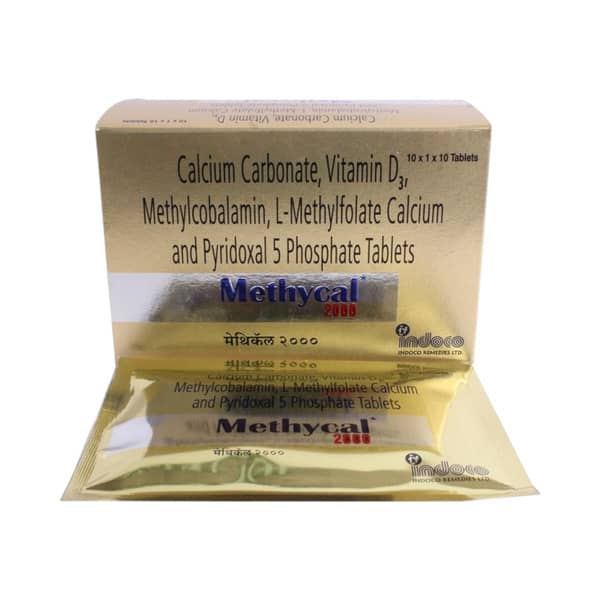 Methycal 2000 Strip Of 15 Tablets