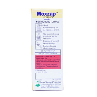 Moxzap Bottle Of 5ml Eye Drops