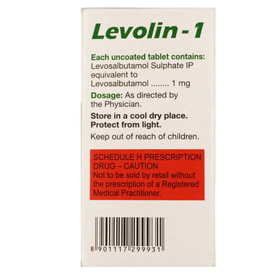 Levolin 1mg Strip Of 15 Tablets