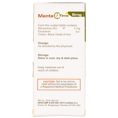 Menta Time 5mg Strip Of 10 Tablets