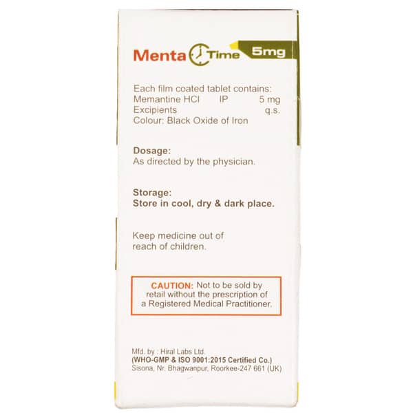 Menta Time 5mg Strip Of 10 Tablets
