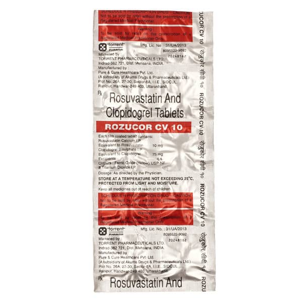 Rozucor Cv 10mg Strip Of 10 Tablets