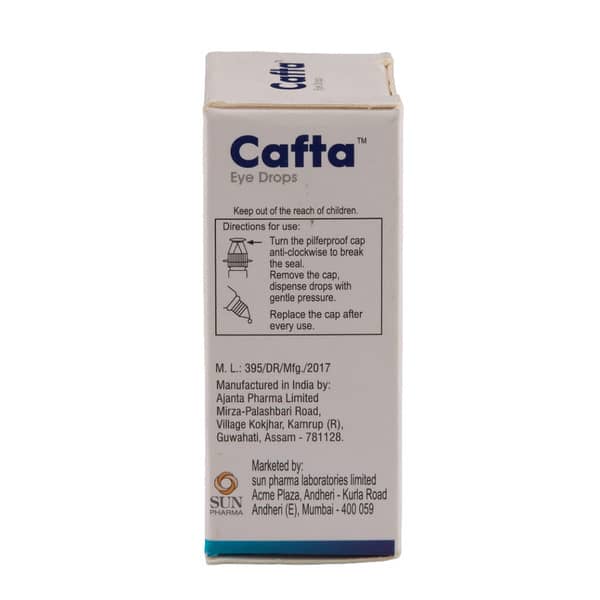Cafta Bottle Of 5Ml Eye Drops