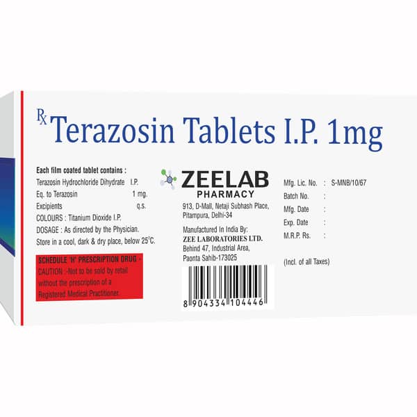 Terisin 1Mg Strip Of 10 Tablets