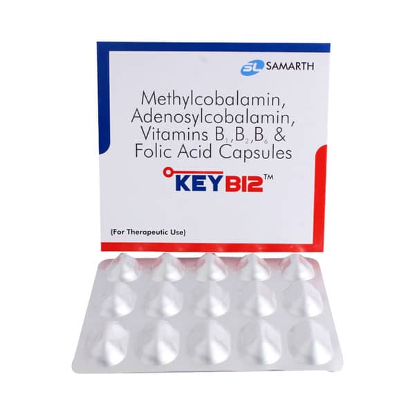 Key B12 Strip Of 15 Capsules