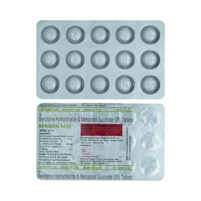 Benidin M 25mg Strip Of 15 Tablets