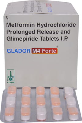 Glador M 4mg Forte Strip Of 15 Tablets